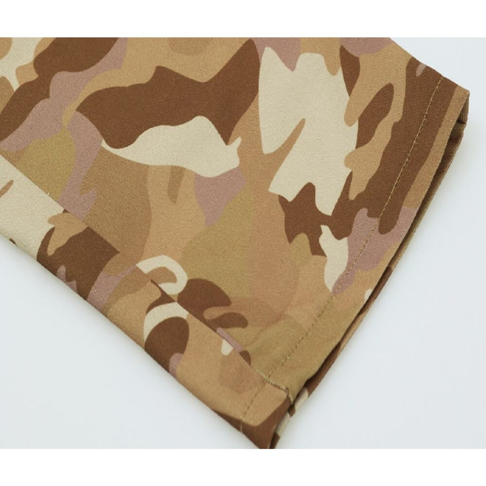 LifeShe Camo Cargo Pants for Women Army Camouflage Mid Rise Wide Straight Leg - Picture 5 of 5